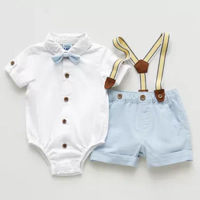 Little Lad Babies' Toddler Boys 2-pc. Short Set In Blue