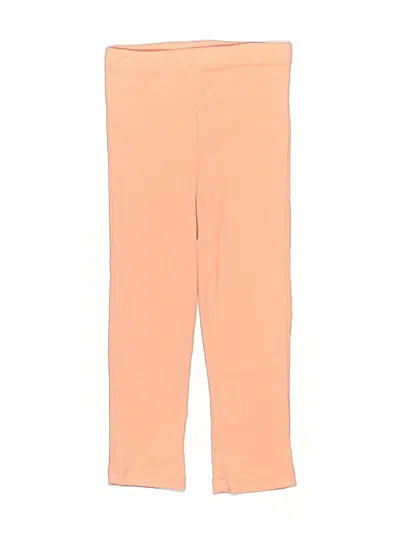 Pre-owned Little Lass Kids' Active Pants In Orange