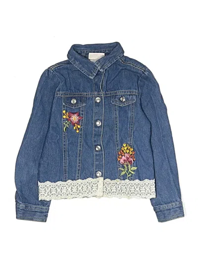 Pre-owned Little Lass Kids' Denim Jacket In Blue