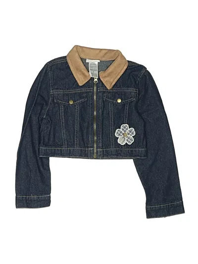 Pre-owned Little Lass Kids' Denim Jacket In Blue
