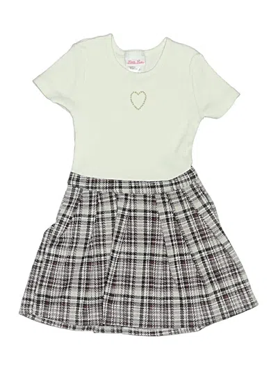 Pre-owned Little Lass Kids' Dress In Gray