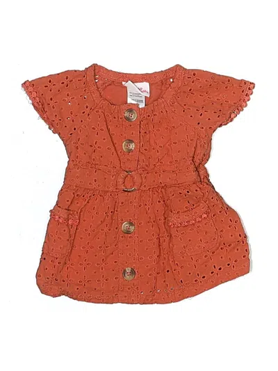 Pre-owned Little Lass Kids' Dress In Orange