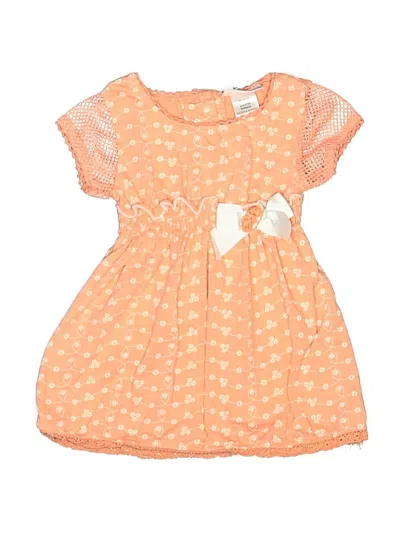 Pre-owned Little Lass Kids' Dress In Orange