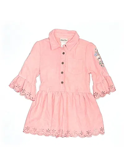 Pre-owned Little Lass Kids' Dress In Pink