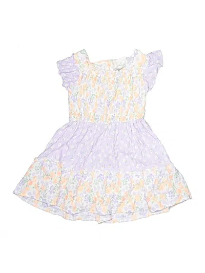 Pre-owned Little Lass Kids' Dress In Purple