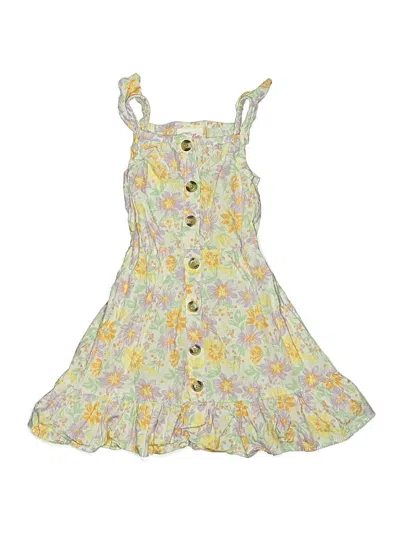 Pre-owned Little Lass Kids' Dress In Yellow