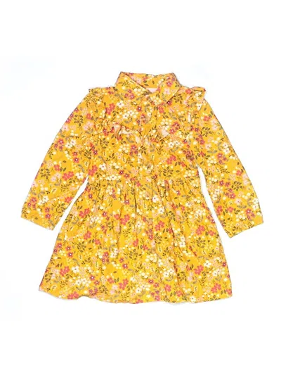 Pre-owned Little Lass Kids' Dress In Yellow