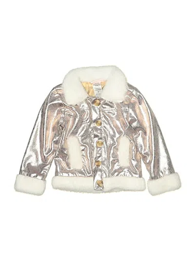 Pre-owned Little Lass Kids' Jacket In Silver