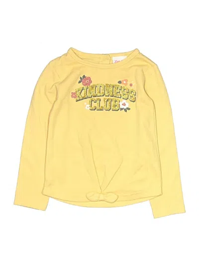 Pre-owned Little Lass Kids' Long Sleeve T-shirt In Gold