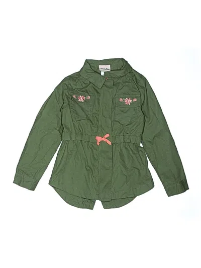Pre-owned Little Lass Kids' Raincoat In Green