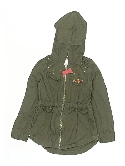 Pre-owned Little Lass Kids' Raincoat In Green