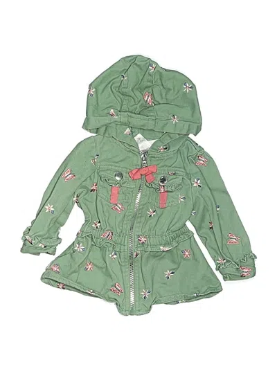 Pre-owned Little Lass Babies' Raincoat In Green
