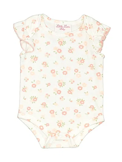 Pre-owned Little Lass Babies' Short Sleeve Onesie In Ivory