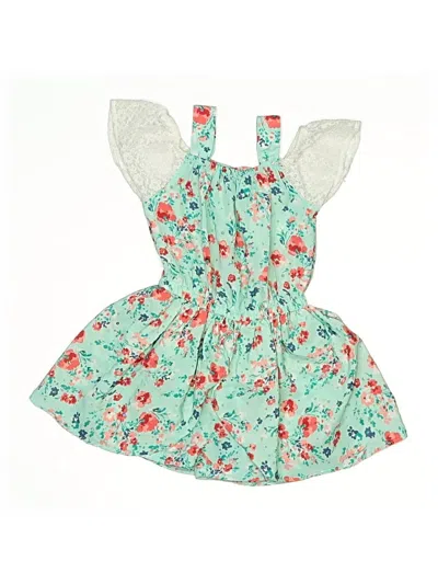 Pre-owned Little Lass Kids' Short Sleeve Outfit In Blue