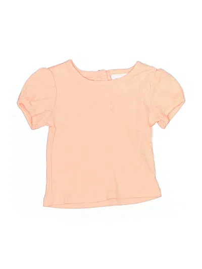 Pre-owned Little Lass Kids' Short Sleeve T-shirt In Orange