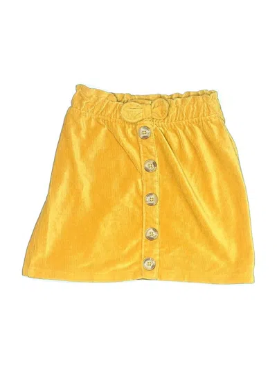 Pre-owned Little Lass Kids' Skirt In Yellow