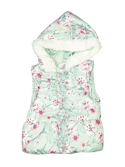 Pre-owned Little Lass Kids' Vest In Green