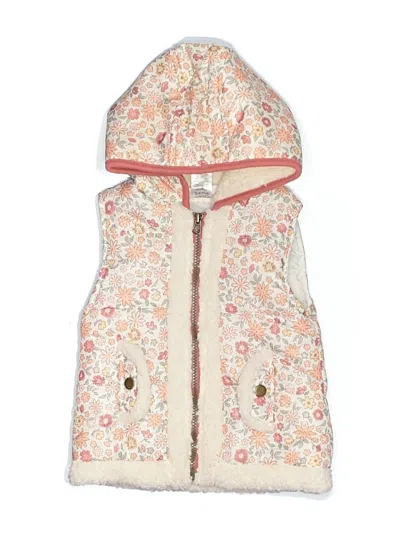 Pre-owned Little Lass Kids' Vest In Ivory