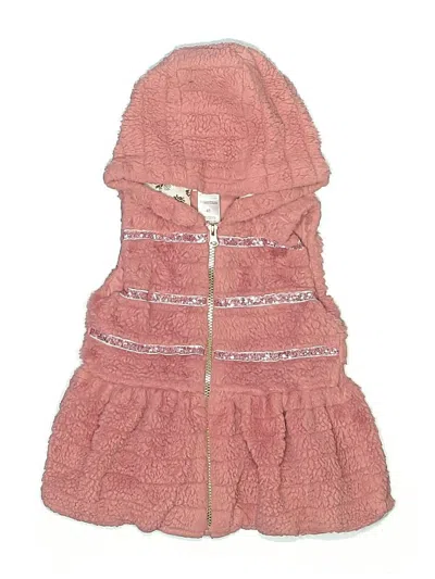 Pre-owned Little Lass Kids' Vest In Pink