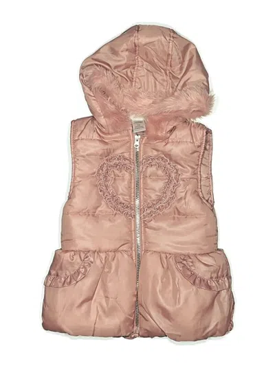 Pre-owned Little Lass Kids' Vest In Pink