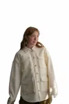 Little Lies Alisa Jacket In Ivory In Multi