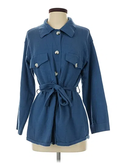 Pre-owned Little Lies Cardigan Sweater In Blue