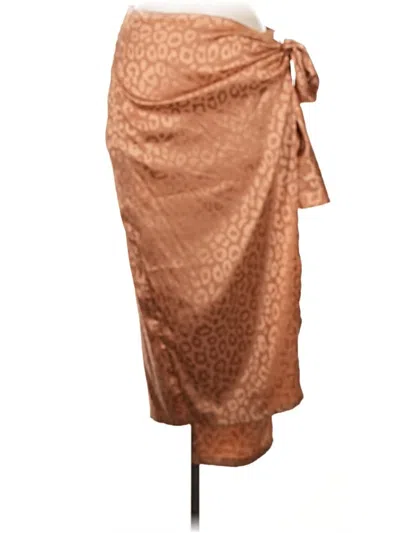 Pre-owned Little Lies Casual Skirt In Tan