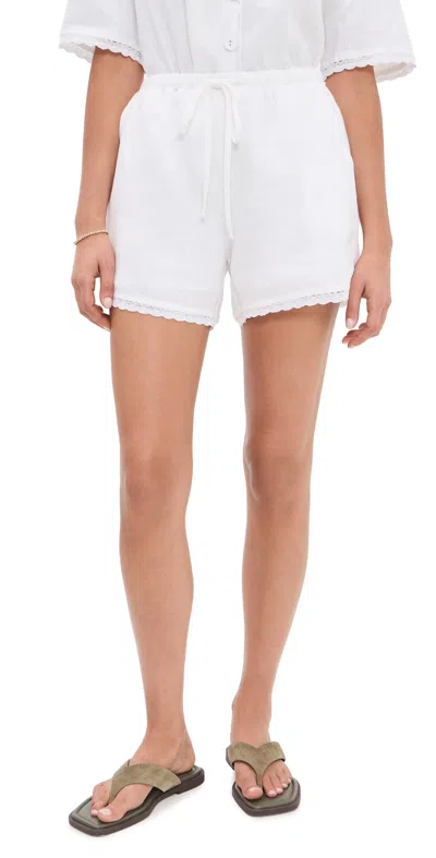 Little Lies Hannah Shorts White