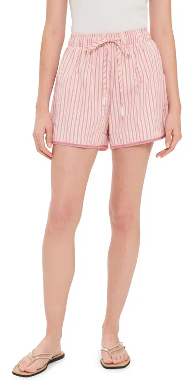 Little Lies Harbor Shorts Pink Stripe