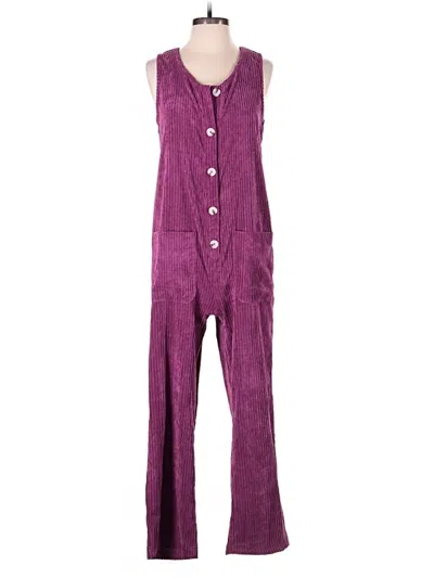 Little Lies Jumpsuit In Purple