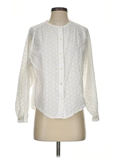 Pre-owned Little Lies Long Sleeve Blouse In Ivory