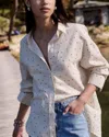 Little Lies Polka Dot Skirt In Natural In White