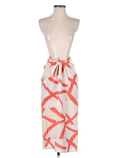 Pre-owned Little Lies Swimsuit Cover Up In Orange