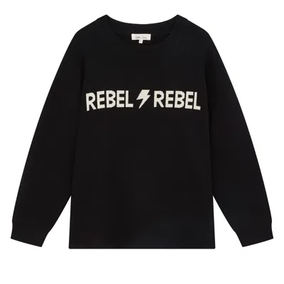 Little Lies Women's Black Rebel Rebel Knit Jumper