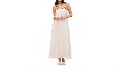 Little Lies Women's Kianna Contrast Bind Dress In Cream In Burgundy