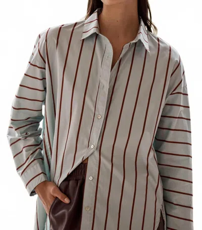 Little Lies Women's Lagoon Stripe Top In White