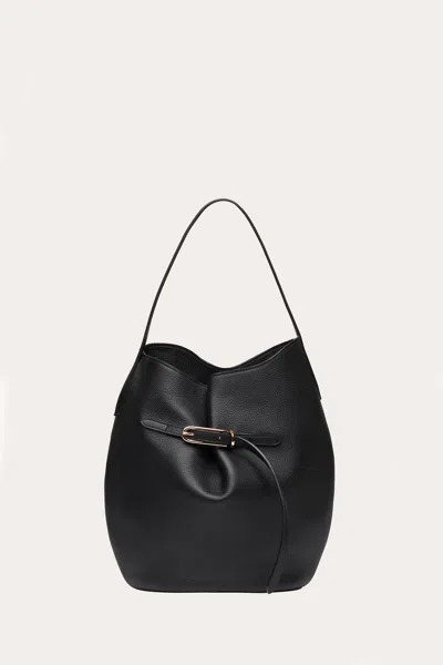 Little Liffner Belted Bucket Bag Large Black