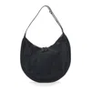 Little Liffner Black Shoulder Bag With Top Handle In Leather In Black