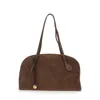 Little Liffner Brown Handbag In Suede In Brown