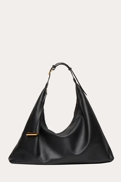 Little Liffner Pillow Hobo Leather Tote Bag In Black