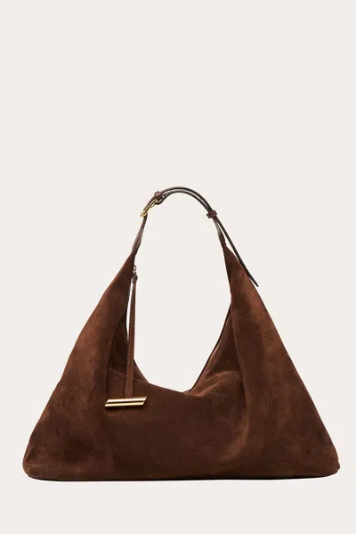 Little Liffner Pillow Hobo Suede Dark Brown