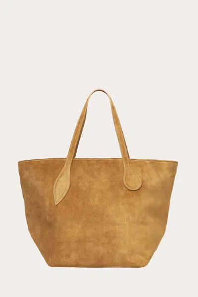 Little Liffner Sprout Tote Beige Suede