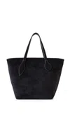 Little Liffner Sprout Tote Black In Black