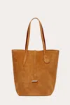 Little Liffner Tall Sprout Tote Rhum Suede