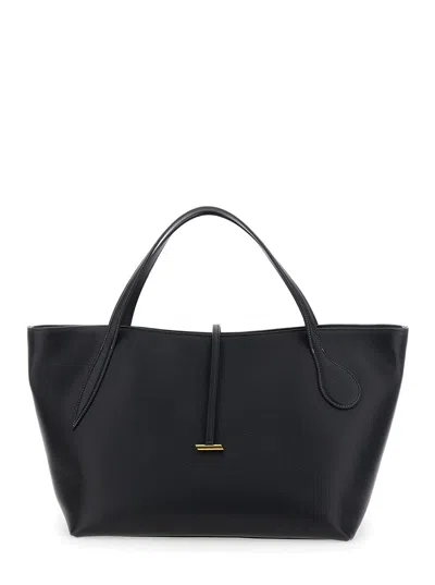 Little Liffner Zip Penne Tote In Black