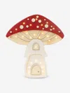 Little Lights Mushroom House Lamp In Red