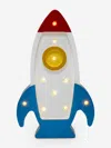 Little Lights Space Rocket Mini Lamp In White