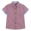 LITTLE LORD & LADY BOYS RED & BLUE CHECK COTTON SHIRT