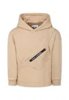 Marc Jacobs Beige Sweatshirt For Boy With Logo In Beige