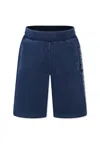 Marc Jacobs Blue Shorts For Boy With Logo In Blue
